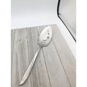 Oneida Community Stainless Steel Star Design Cake Pie Spatula Server 9 1/2"